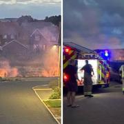 Accidental fire in Didcot caused by what is believed to have been started by an unlit cigarette butt. Picture by Spotted Didcot