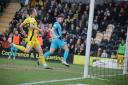 Mark Harris puts Oxford United in front at Burton Albion