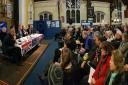 More than 200 people packed Cowley Road Methodist Centre on Friday, December 1, 2017 for a debate entitled 'Brexit - where do we go from here', with a panel including Oxford East MP Annelise Dodds. Picture: Simon Gardner/ Stephen Brown