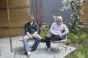 (Left) Gavin McWilliam and (right) Andrew Wilson have created the Cloudy Bay Discovery Garden.