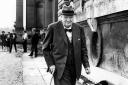 Birthplace: Winston Churchill visiting Blenheim Palace in 1958