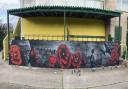 MURAL: Football club marks Remembrance Day with new pitch-side mural. Picture by Abingdon Abbotts FC.