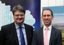 Better together: South Oxfordshire District Council leader John Cotton and Vale of White Horse District Council leader Matt Barber