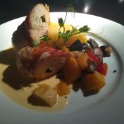 Stuffed chicken main at the Hart of Harwell. Picture: Erin Lyons