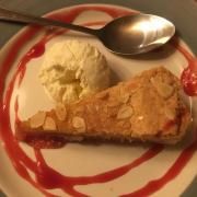 Bakewell tart at The Dog House. Picture: Erin Lyons