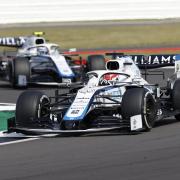 George Russell leads Williams teammate Nicholas Latifi – the pair were the last cars to finish at Silverstone   Picture: Andrew Boyers, Pool via AP