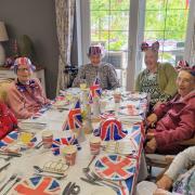 Residents enjoyed celebrating the Jubilee on Saturday with a BBQ and cake.