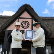 Peter Tubb was presented the lifetime achievement award at Wormsley Picture: Oxon CB