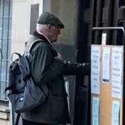 Gerald Raffell outside Oxford Crown Court last year