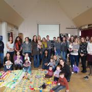The Wantage and Grove Parents Community Group meet at Grove Parish Church in February 2017.