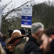 Anti-expressway campaigners in South Oxfordshire last year