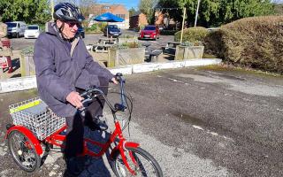 Sydney Jesse Clark, who likes to be called Nobby, still enjoys cycling
