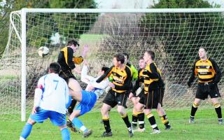 Lawrence Hoey scored for Blewbury as they went down to a 3-1 extra-time defeat against Drayton