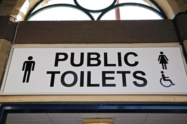 Public toilet image.