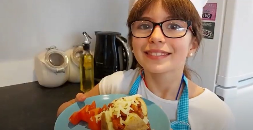 Emma Sanchez, from Wantage, shares easy recipe videos on YouTube 