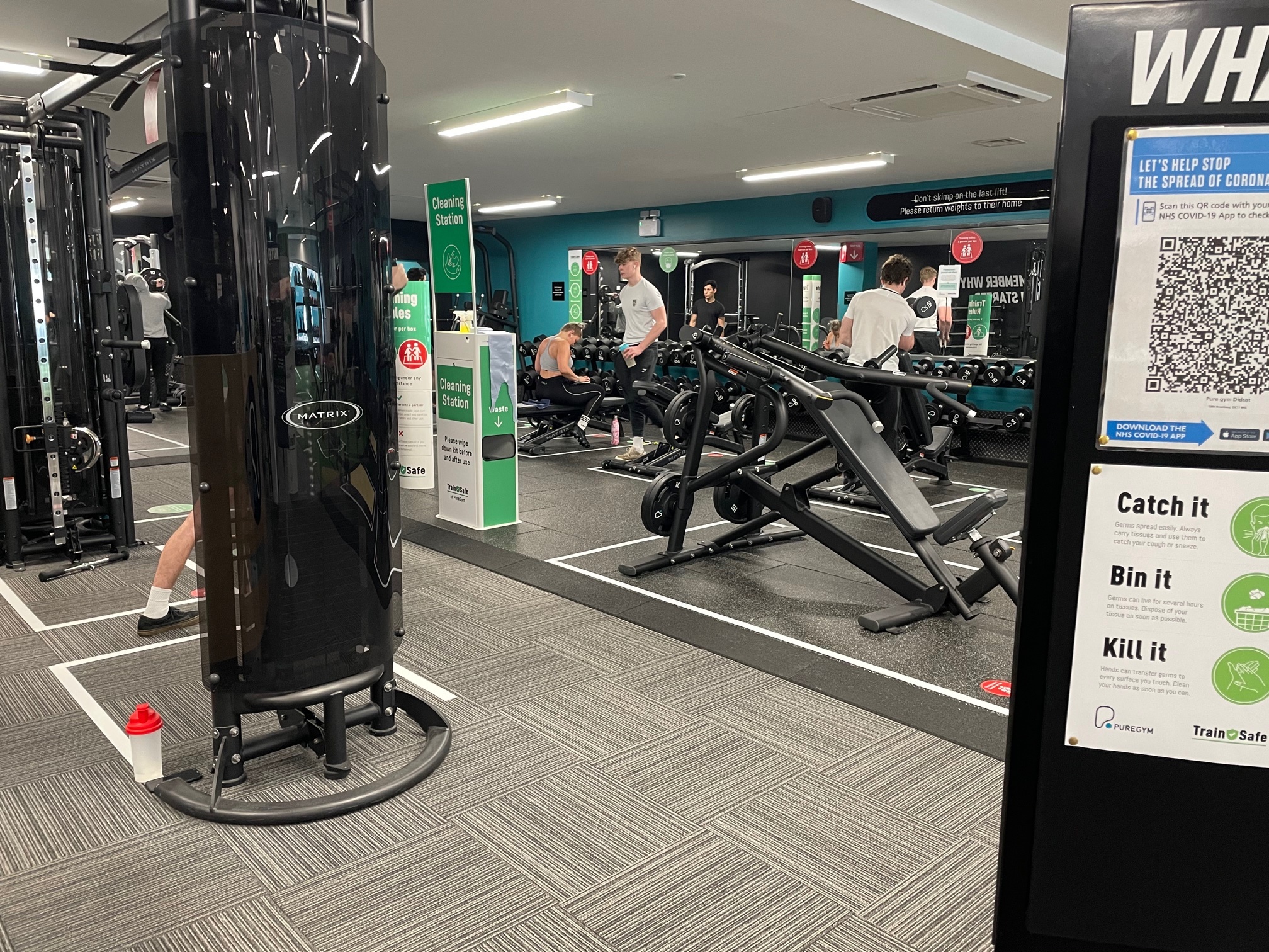 Fitness fanatics were back at Pure Gym in Didcot 