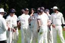 Minster Lovell celebrate a wicket in their Cherwell League Division 2 game against Bicester & North Oxford Picture: Ric Mellis