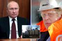 Vladimir Putin; Boris Johnson; inset: Oxford Magistrates' Court Pictures: AP/PA/OM