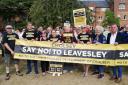 SAY NO: Residents in Cholsey protest housing development