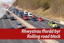 Rolling road block (Traffic Wales)