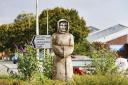 The Abingdon abbot statue on Marcham Road roundabout. Picture by Ed Nix