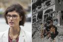 Layla Moran's extended family are sheltering with around 100 people in a church in Gaza.