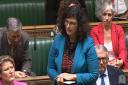 Liberal Democrat MP Layla Moran telling MPs in the House of Commons, London, that one of her family members in Gaza has died.
