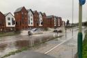 Minor flooding is adding to rush hour traffic problems around Swindon