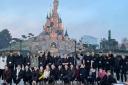 The students at Disneyland Paris