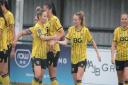 Oxford United Women celebrate against London Bees