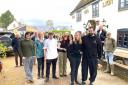 Villagers say goodbye to Lisa and Ian Neale