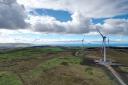 The Kirk Hill wind farm has the capacity to power about 20,000 households and businesses
