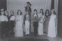 A Manor School play in 1944 including, from left to right, Richard Watts, David Davis, ?, ?, Robert Kimber and Philip Davies (standing on chair).