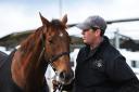 HOPEFUL: Charlie Longsdon with Pendra at his Chipping Norton stables