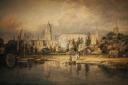 Christ Church in the 18th century in a picture by JMW Turner currently on show at Blenheim Palace
