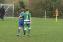 PRAISED: Young football player praised for consoling opposing teammate after own goal
