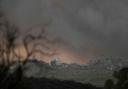 Smoke rises following an Israeli bombardment in the Gaza Strip, as seen from southern Israel (Leo Correa/AP)