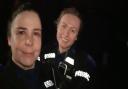 Police community support officers Ali Blood and Maddie Highmoor. Picture: Thames Valley Police