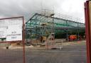 Aldi's new supermarket in Abingdon is taking shape Photo: Andy Ffrench
