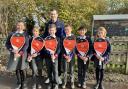 SUPERSTAR: Tennis superstar coaches at a Didcot school