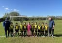 The under eights team in their new kit