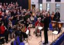 More than 125 people performed at the tenth anniversary Come and Sing Messiah concert in Wantage. Picture: Gordon Skidmore