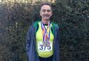 Duncan Talbot with his medals from the UK Masters Championships