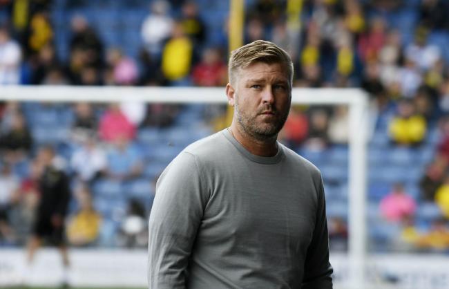 Karl Robinson during Oxford United's defeat to Plymouth Argyle on Saturday Picture: David Fleming