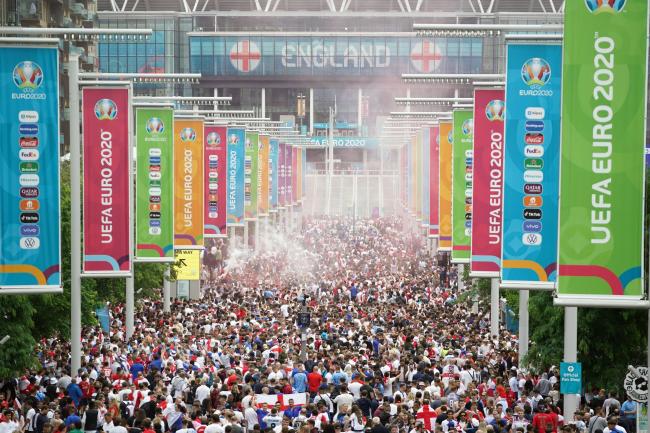 A series of near-misses at the Euro 2020 final at Wembley could have resulted in serious injury or death, an independent review has found