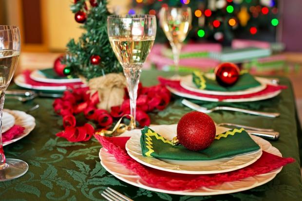 Herald Series: Pictured, festive Christmas table set up. Credit: Pixabay.