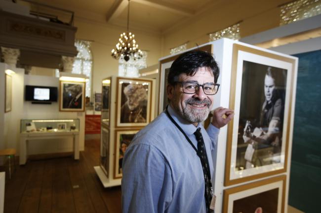 Abingdon Museum staff want to encourage people to come back to their new exhibition when it reopens in the new year. Pictures are of Museum Manager Dan Sancisi.
23/12/2021
Picture by Ed Nix