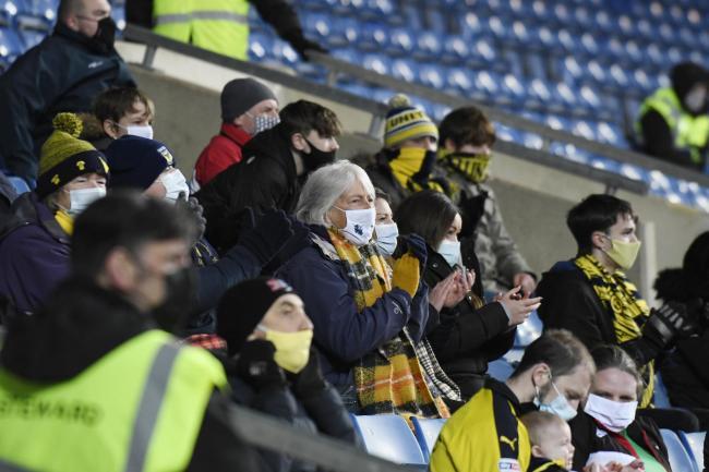 Oxford United fans must show Covid certification to enter the Kassam Stadium for upcoming home games Picture: David Fleming