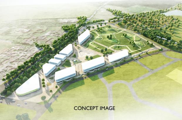 Herald Series: Concept image of Bicester Motion's Experience Quarter. Pic: Bicester Motion