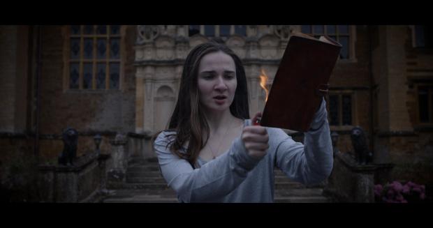 Herald Series: Anna burning the haunted diary